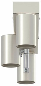vidaXL Σποτ οροφής Βουρτσισμένο νικέλιο 38 x 6.5 x 11.5 εκ Ατσάλι