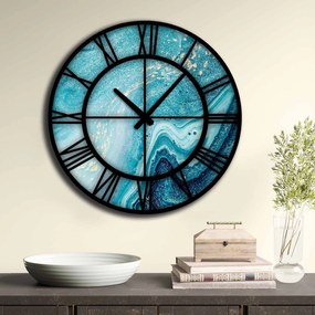 Decorative MDF Clock 5050MS-021 Multicolor