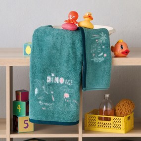Φωσφοριζέ Παιδικές Πετσέτες (Σετ 2τμχ) Kentia Loft Retile 450gsm