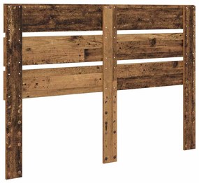 vidaXL Κεφαλάρι Παλιό ξύλο 140 cm Επεξεργασμένο ξύλο