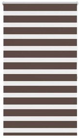 vidaXL Σύστημα Σκίασης Ρόλερ Zebra Καφέ 100 x 175 εκ.