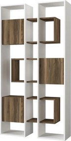 Stewehome Ραφιέρα Δαπέδου / Λευκή Βιβλιοθήκη (95) 95.9x29.6x183.6 cm