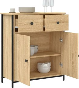 vidaXL Ντουλάπι Sonoma Δρυς 70x30x80 εκ. Επεξεργασμένο Ξύλο
