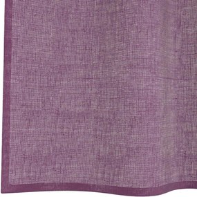 vidaXL Κουρτίνες Voile με βρόχους 2 τεμάχια Μοβ 140x245 εκ.