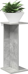 vidaXL Βάση φυτών 2 pcs Σκυρόχρωμο Γκρι 25 x 25,5 x 60,5 εκ.