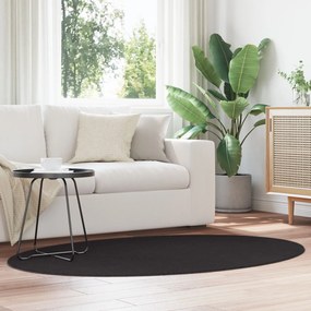 χαλί vidaXL ""HUARTE"" μαύρο 120x170 εκ. οβάλ