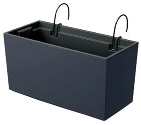 Ζαρντινιέρα Κρεμαστή (39.5x18.5x19.5) Marhome Urbi 3 Σε 1 Ανθρακί 09-DUC400W-7529U