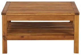 vidaXL Τραπεζάκι Σαλονιού 65 x 65 x 35 εκ. από Μασίφ Ξύλο Ακακίας