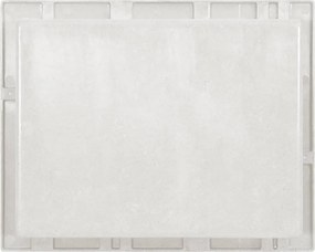 vidaXL Ράφι Ντουζιέρας Λευκό Ματ 41 x 51 x 10 εκ.