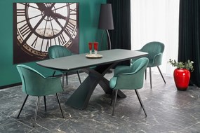 SILVESTRO table dark grey, leg black DIOMMI V-CH-SILVESTRO-ST