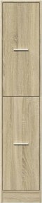 vidaXL Ντουλάπι Φαρμακείου Sonoma Δρυς 30x41x144,5 εκ. από Τεχνητό Ξύλο