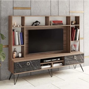 Σύνθεση Τηλεόρασης Lorenz 875ZNA3054 180x35,2x135,7cm Walnut-Black