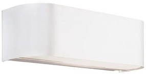 Φωτιστικό Τοίχου-Απλίκα Zed 4094801 White Viokef Aluminium, Glass