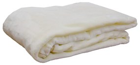 Κουβέρτα Βελουτέ King Size (240x260) Anna Riska Unicolour Velour Ιβουάρ