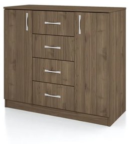 Τουαλέτα 1213004 Καρυδί, 43,5x91x100, Genomax Genom1210009116