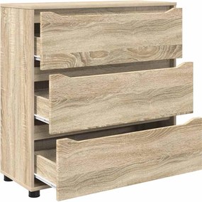 vidaXL Ντουλάπι αποθήκευσης Δρύς Sonoma 80 x 31 x 81 εκ