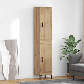VidaXL Highboard Artisan Oak 34,5 x 34 x 180 εκ. Επεξεργασμένο Ξύλο
