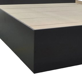 Κρεβάτι OLYMPUS pakoworld σε χρώμα wenge 140x200εκ