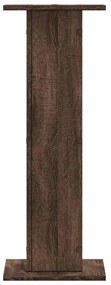 vidaXL Βάσεις Ηχείων 2 Τεμ. Καφέ Δρυς 30x30x80 εκ. Επεξεργασμένο Ξύλο