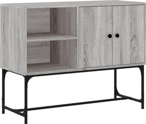 vidaXL Ντουλάπι Γκρι Sonoma 100x40x79,5 εκ. από Επεξεργασμένο Ξύλο