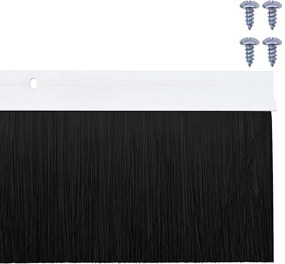 vidaXL Σφραγίδες πόρτας με βούρτσες που προσαρτώνται 6 pcs Λευκό