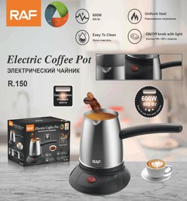 RAF Ηλεκτρικό Μπρίκι 600W με Χωρητικότητα 500ml R.150 - Electric Coffee Pot