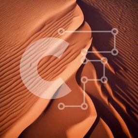 Intra Συλλεκτικό Ξύλινο Παζλ Plywood 4mm - Εναέρια άποψη του αμμόλοφου στην έρημο Σε Ξύλινο Κουτί - Διαστάσεις: 10x10 cm – 25 κομμάτια