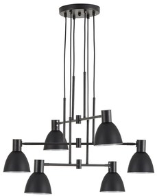 SE21-BL-100-MS2 ADEPT PENDANT Black Metal Pendant Black Metal Shade+