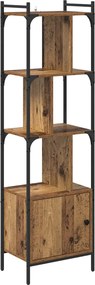 vidaXL Βιβλιοθήκη 6 επιπέδων 44,5 x 30 x 154,5 εκ. Επεξεργασμένο Ξύλο