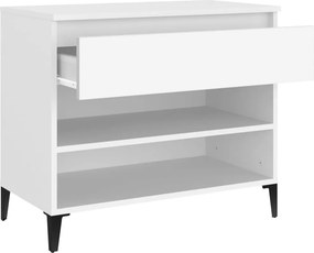 vidaXL Παπουτσοθήκη Λευκή 70 x 36 x 60 εκ. από Επεξεργασμένο Ξύλο