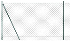 vidaXL Στύλος Περιφράξεων Πράσινο 10 x 1,5 μ (60 x 60 χλστ πλέγμα)