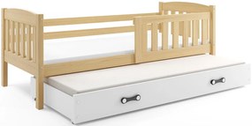 Κρεβάτι Dorian II-Φυσικό - Λευκό-200 x 90