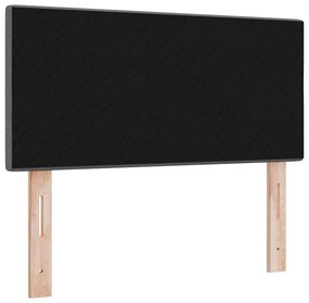 vidaXL Ρυθμιζόμενη Κρεβατοκεφαλή με κεφαλάρι Σκούρο Γκρι 100 cm ύφασμα