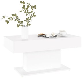 vidaXL Τραπεζάκι Σαλονιού Λευκό 96 x 50 x 45 εκ. από Επεξ. Ξύλο