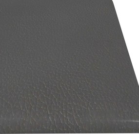 vidaXL Κεφαλάρι Τοίχου 12 pcs Γκρι 60 x 15 cm ύφασμα