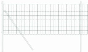 vidaXL Φράχτης Εuro Πράσινο 0.8 x 25 m Σίδηρος με επικάλυψη PVC