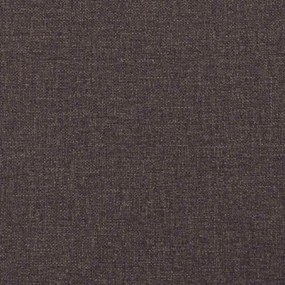 Οθωμανικό κρεβάτι με στρώμα Σκούρο καφέ 120x190 cm Ύφασμα 3311611