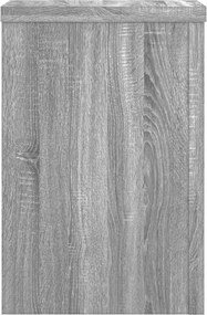 vidaXL Βάσεις Φυτών 2 Τεμ. Γκρι Sonoma 20x20x30 εκ. Επεξεργασμένο Ξύλο