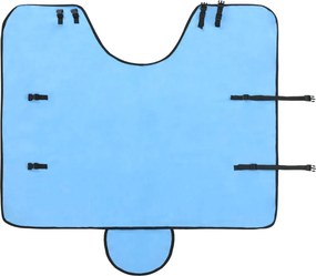 vidaXL Σαμάρι Ίππου Σκούρο Aqua 75 cm Πολυεστέρας