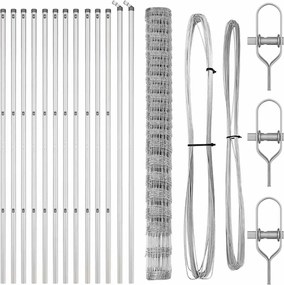 vidaXL Στύλος Περιφράξεων Γαλβανισμένο 25 x 1,6 μ Ατσάλι
