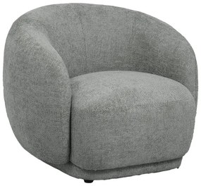 Armchair Freya light gray fabric 93x87x76cm 93x87x76 εκ.