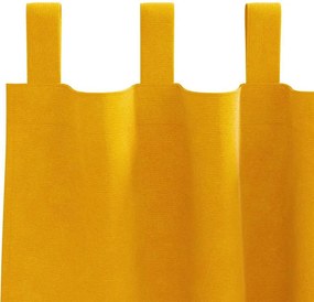 vidaXL Κουρτίνες συσκότισης 2 pcs Χαμομηλί κίτρινο 140 x 140 cm