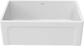 Creavit Esse ES076 White Glossy 76x46 – Νεροχύτης Πορσελάνης
