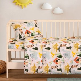 Παπλωματοθήκη Βρεφική Explorer Red Melinen 110x160cm 100% Cotton