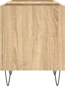 vidaXL Δισκοθήκη Sonoma Δρυς 121 x 38 x 48 εκ. από Επεξεργασμένο Ξύλο