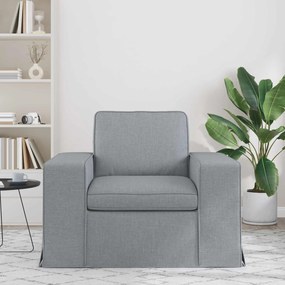 vidaXL Καναπές Ανοιχτό γκρι