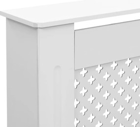 vidaXL Καλύμματα Καλοριφέρ 2 τεμ. Λευκά 152 x 19 x 81,5 εκ. από MDF
