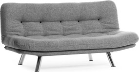 3-Seat Sofa-Bed Misa Small Sofabed - Light Grey Light Grey