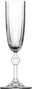 Champagne Glass Set (6 Pieces) Amore-SB - 150 Transparent