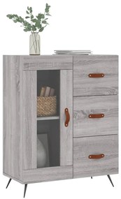 vidaXL Ντουλάπι Γκρι Sonoma 69,5 x 34 x 90 εκ. από Επεξεργασμένο Ξύλο